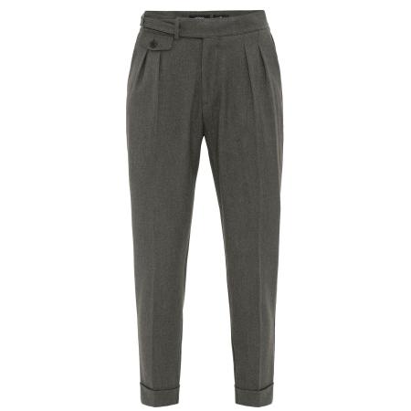 Antioch Antioch Bandplooibroek grijs gemêleerd