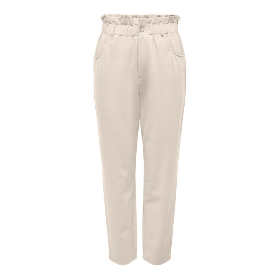 Only ONLY Broek ONLPOPTRASH-OVA LIFE lichtbeige -