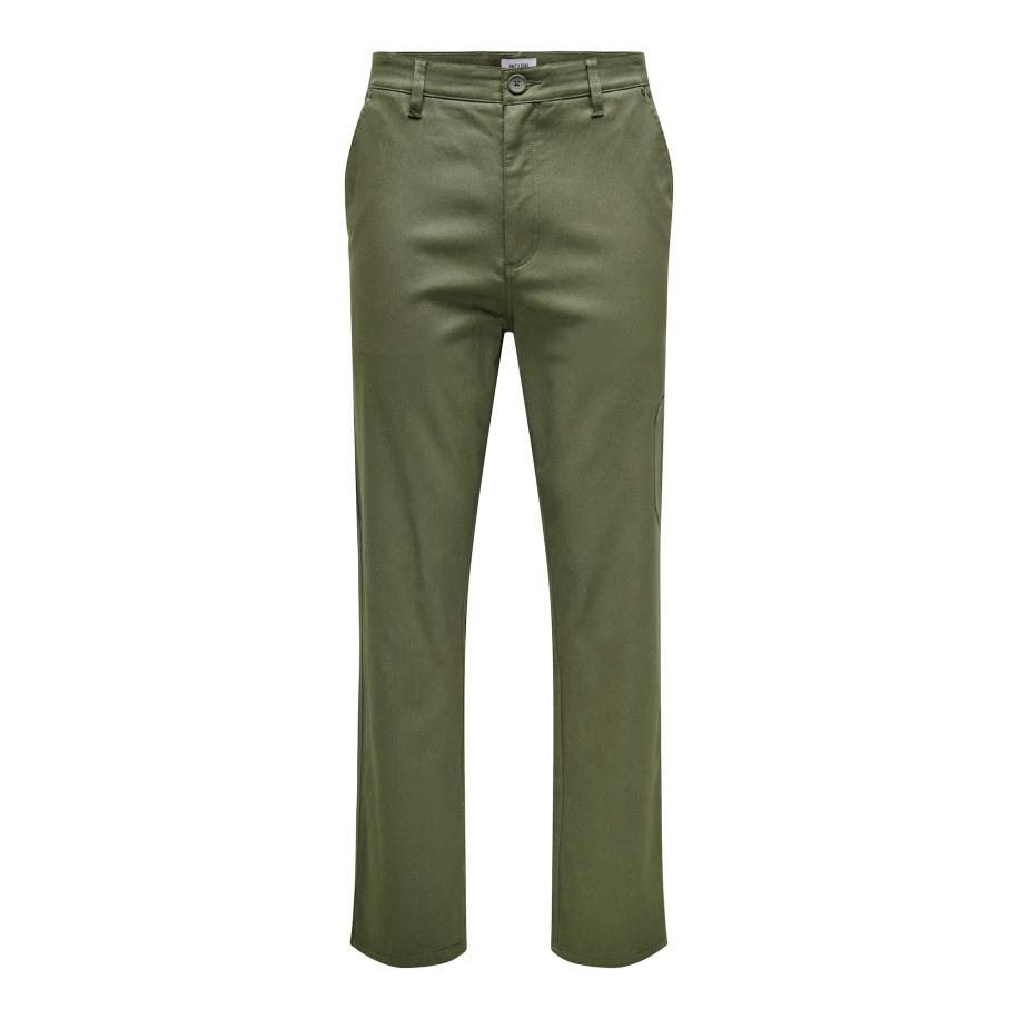 Only & Sons Only & Sons Broek ONSEdge olijfgroen -