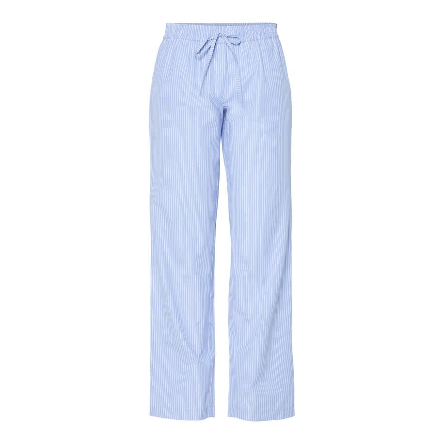 Pieces PIECES Broek PCFEMME lichtblauw / wit -