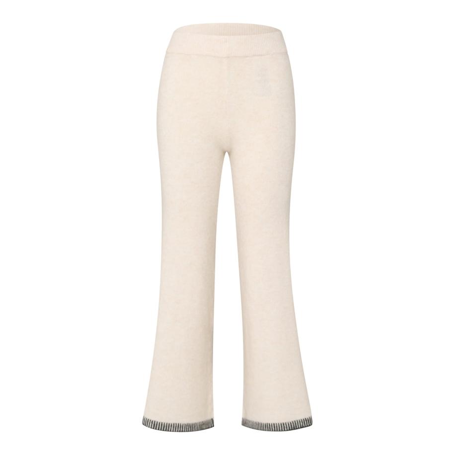 Vila Vila Petite Broek zwart / wolwit -