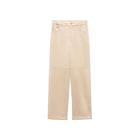Mango MANGO Broek ELINA beige
