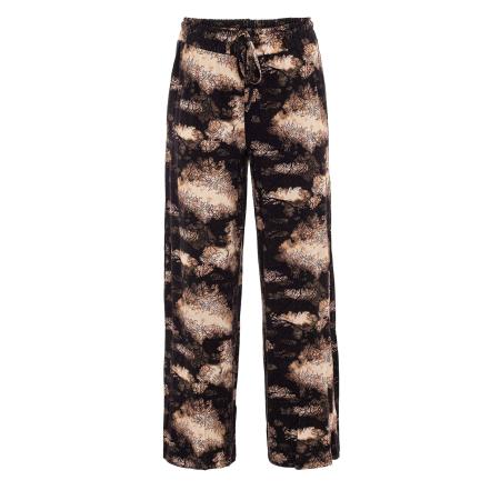Anou Anou Anou Anou Broek beige / donkerbruin