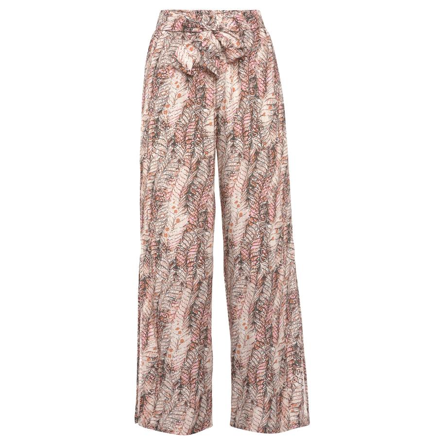 Buffalo BUFFALO Broek lichtbeige / bruin / antraciet / pink -
