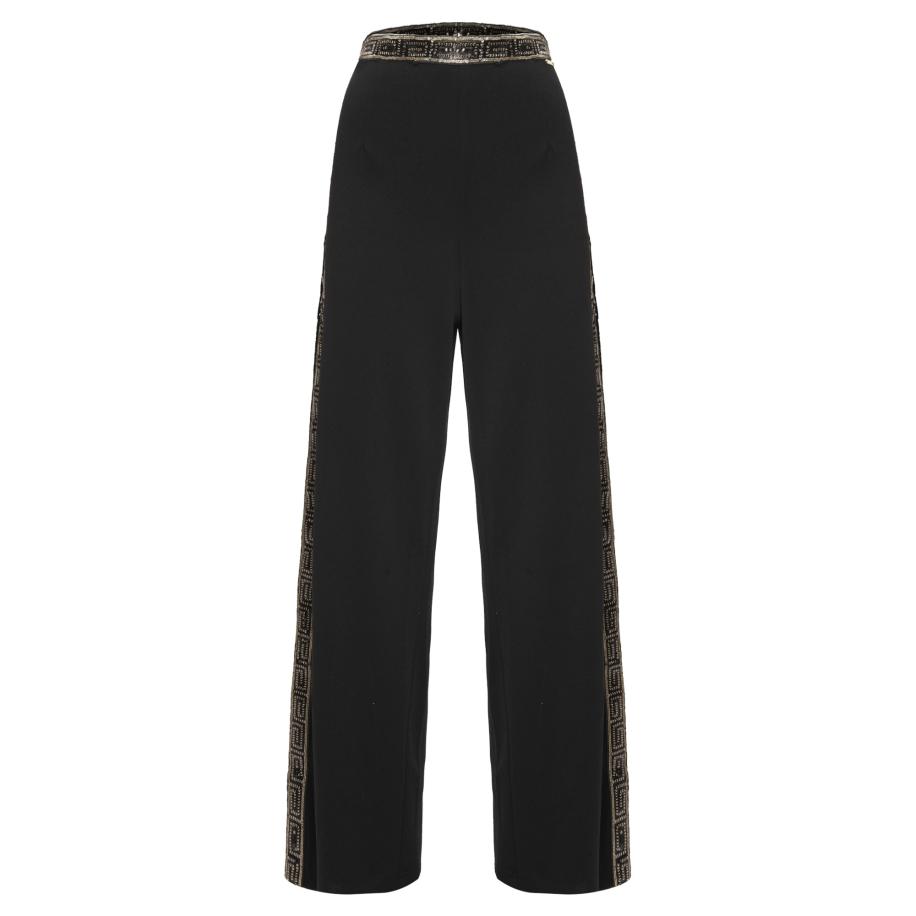 Influencer Influencer Broek goud / zwart -