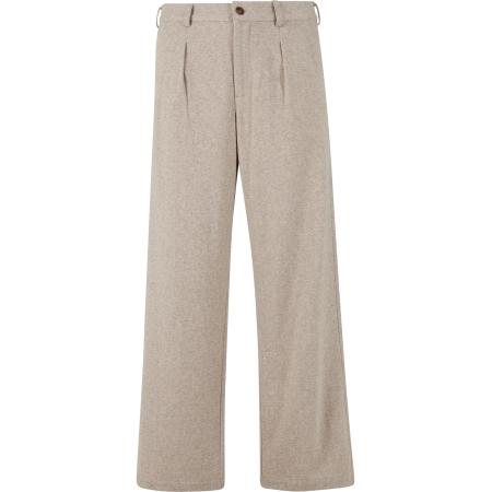 Prohibited Prohibited Bandplooibroek SoHo crème / donkerbeige