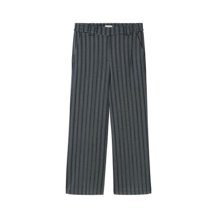 Tom Tailor TOM TAILOR Broek donkerblauw / groen / wit