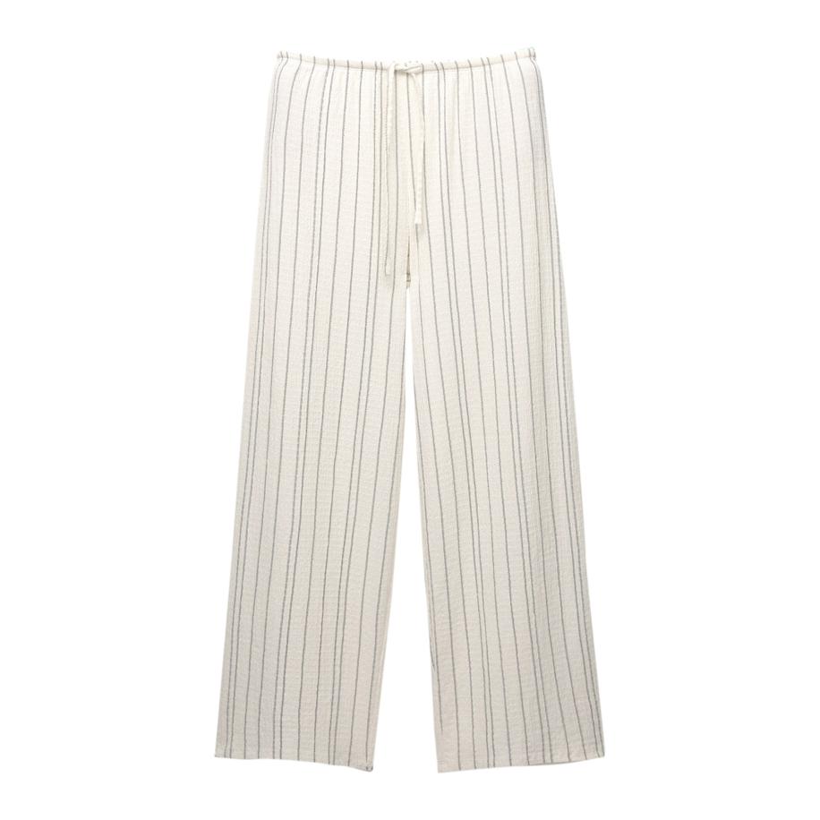 Pull&Bear Pull&Bear Broek lichtbeige / donkergrijs -