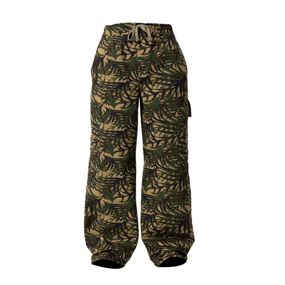 VAMOS CLO VAMOS CLO Broek Freeport camel / groen -