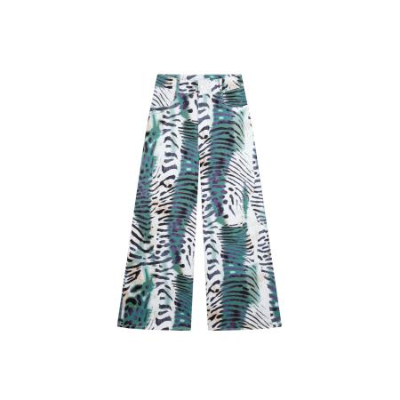 ScalperS Scalpers Broek cyaan blauw / lila / wit