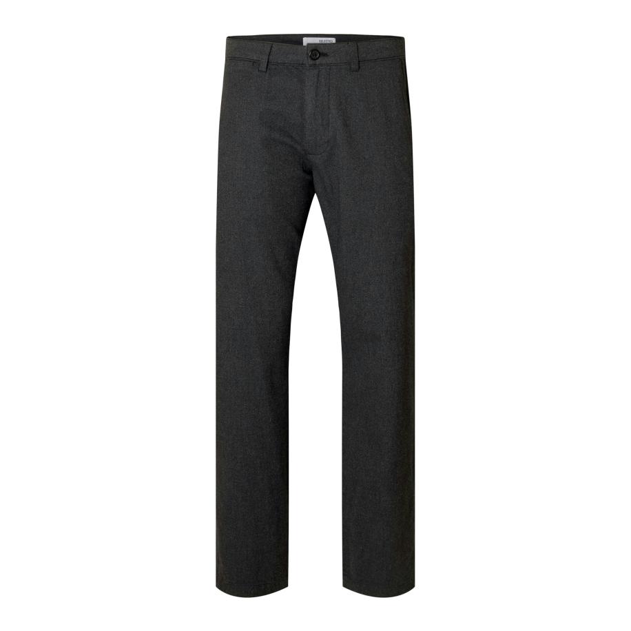 Selected SELECTED Broek SLH196-MILES donkergrijs -