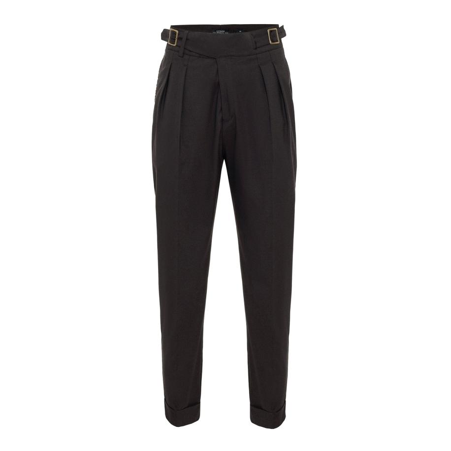 Antioch Antioch Bandplooibroek bruin / donkerbruin -