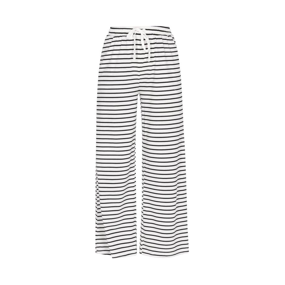 SANIKA SANIKA Broek Fashion Look zwart / wit -