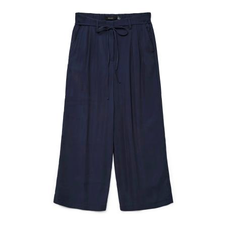 Vero Moda VERO MODA Bandplooibroek VMTANYA HW 7/8 WIDE PANTS BOO navy