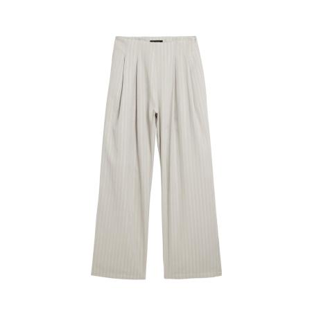 Desigual Desigual Broek lichtgrijs / wit