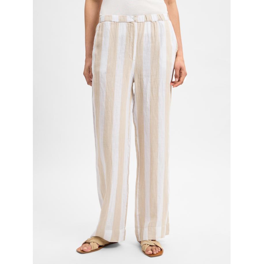 Ipuri Ipuri Bandplooibroek beige / wit -