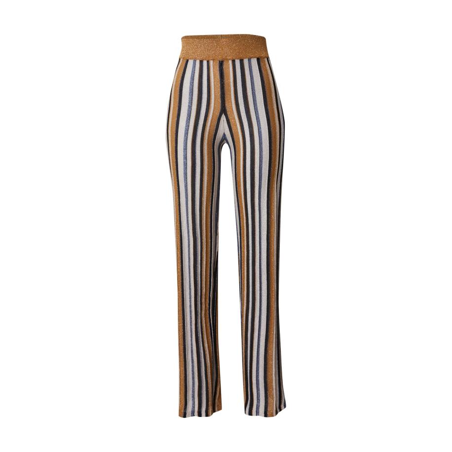 Vila VILA Broek VISAXY marine / lichtbruin / zwart / wit -