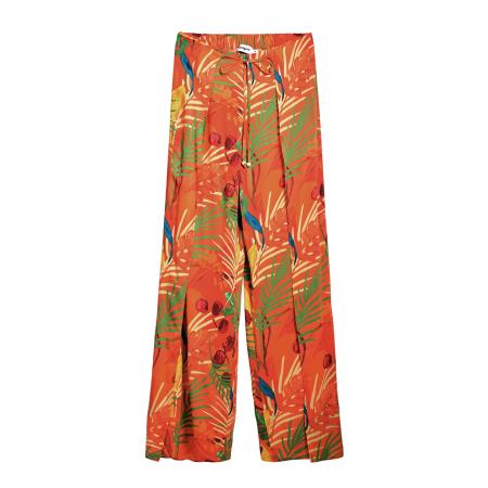 Desigual Desigual Broek Wrap gemengde kleuren / oranje