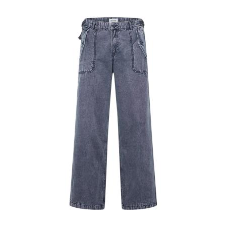 Weekday WEEKDAY Broek Frej donkerblauw