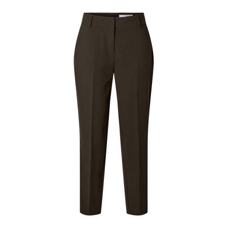 Selected SELECTED Pantalon SLFRITA-RIA donkerbruin