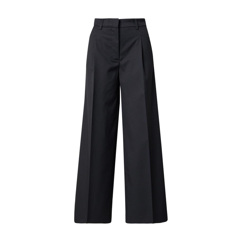 Monki Monki Bandplooibroek zwart -