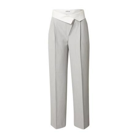 EDITED EDITED Pantalon Martine grijs / wit