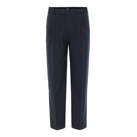 Antioch Antioch Bandplooibroek marine / offwhite