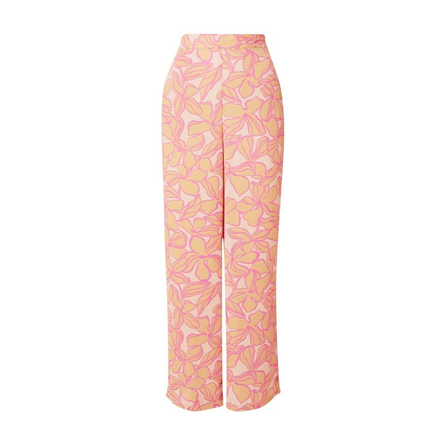 Only ONLY Broek ALMA beige / geel / pink -