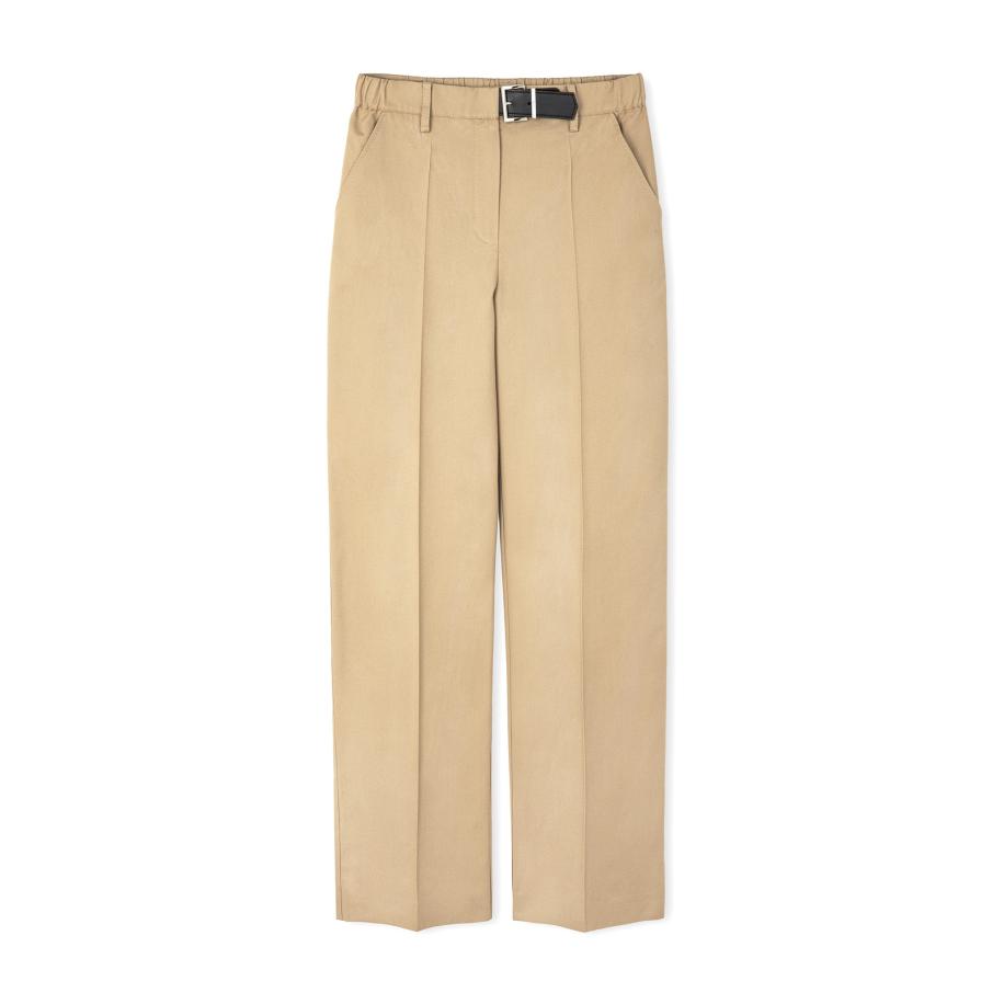 Ipekyol Ipekyol Bandplooibroek beige -