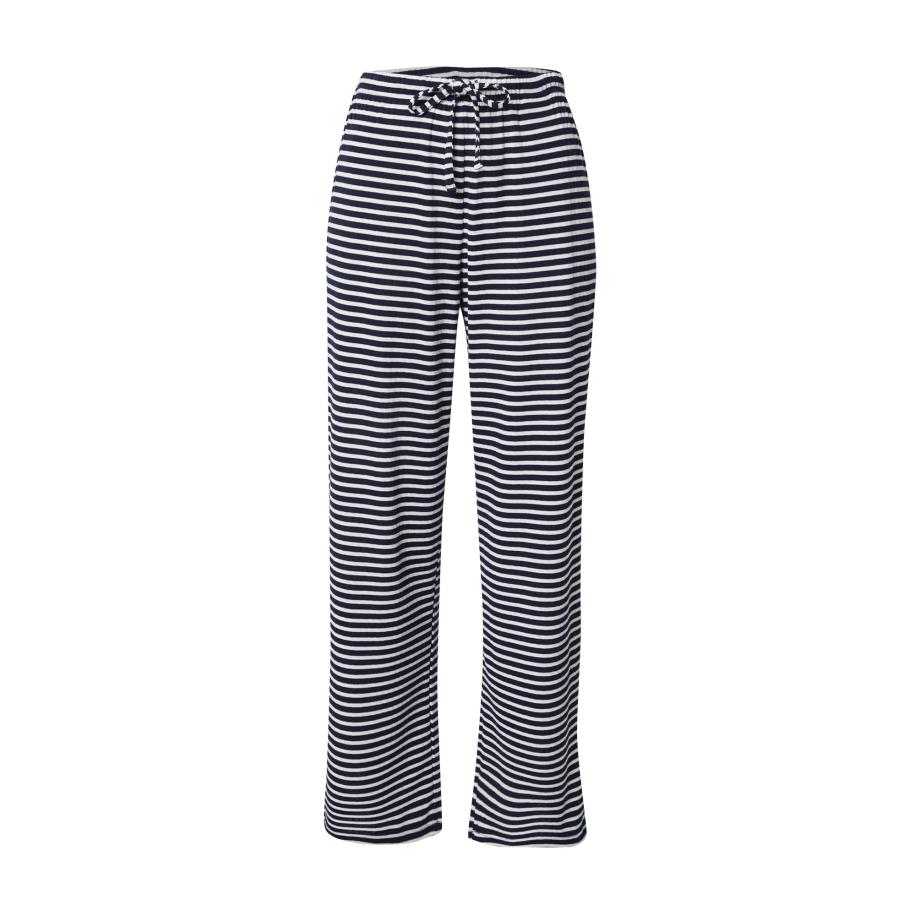 Pieces PIECES Broek PCSoffi navy / wit -