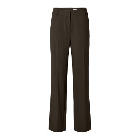 Selected SELECTED Pantalon SLFRITA donkerbruin