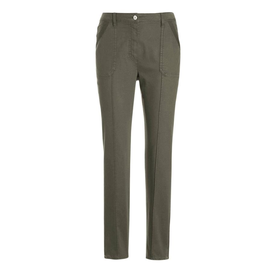 Goldner Goldner Broek Sara olijfgroen -