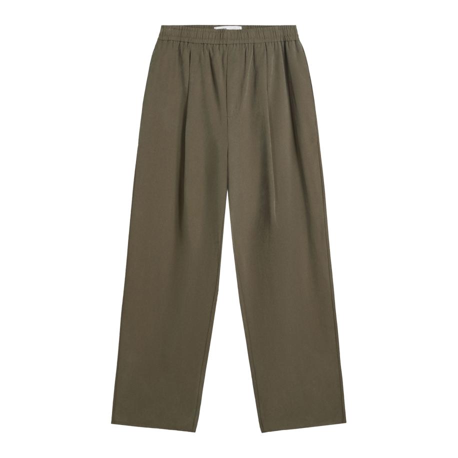 Bershka Bershka Bandplooibroek groen -