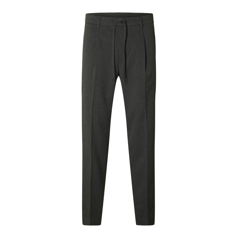 Selected SELECTED Pantalon SLHLeroy donkergrijs -