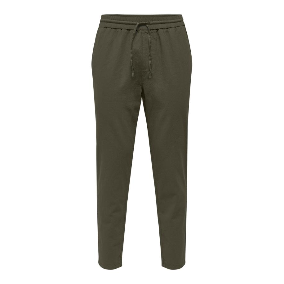 Only & Sons Only & Sons Broek ONSLinus olijfgroen -