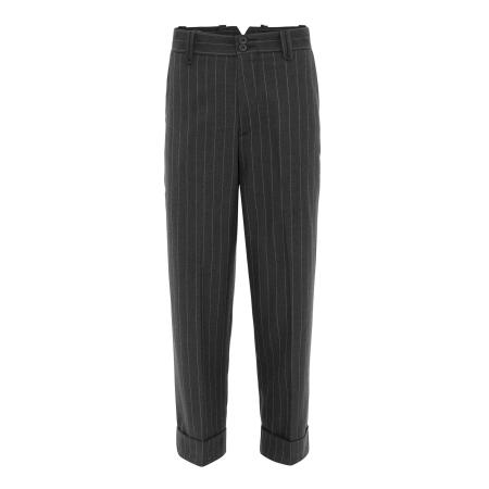 Antioch Antioch Pantalon zwart gemêleerd / wit