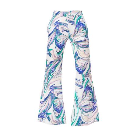 RECC RECC Broek DIAM blauw / groen / pastellila / wit