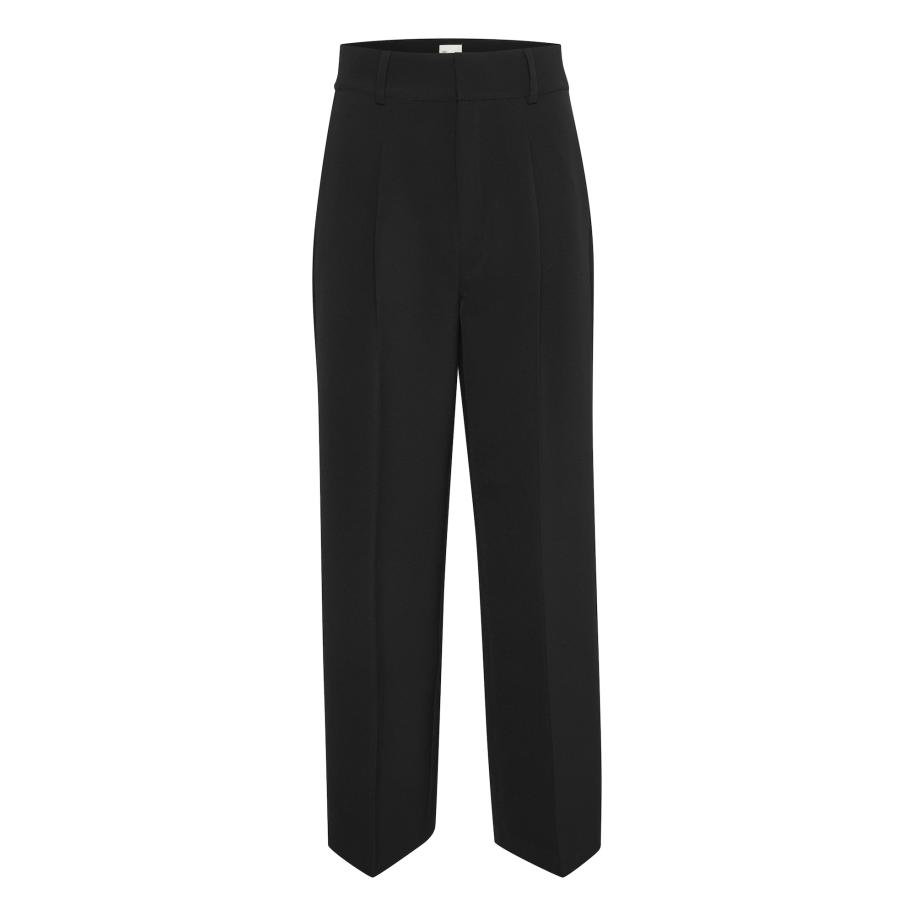 My Essential Wardrobe My Essential Wardrobe Bandplooibroek zwart -