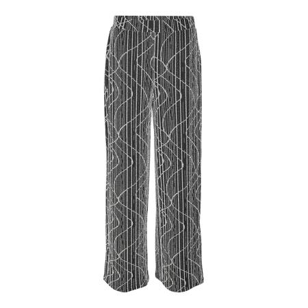 Vero Moda VERO MODA Broek KANZ SIBE zilvergrijs / zwart