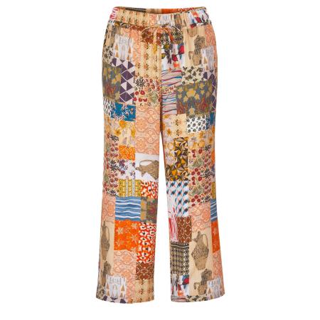 Goldner Goldner Broek Vera geel / groen / oranje