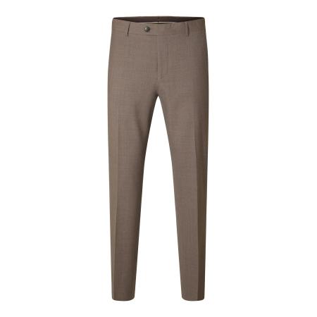Selected SELECTED Pantalon SLHSLIM-THEO donkerbruin