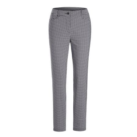 Goldner Goldner Broek LOUISA zwart / wit