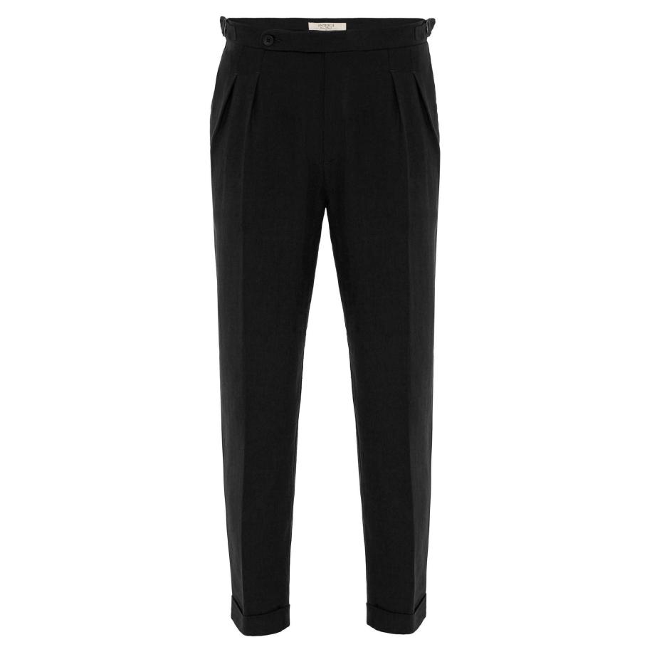Antioch Antioch Bandplooibroek zwart -