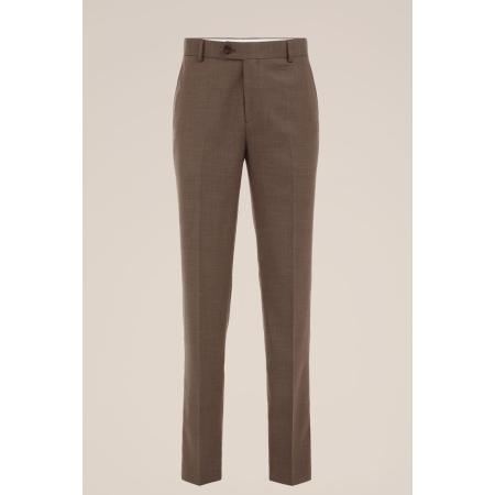WE Fashion Heren slim fit pantalon - Slim Fit - Bruin - Maat: 46