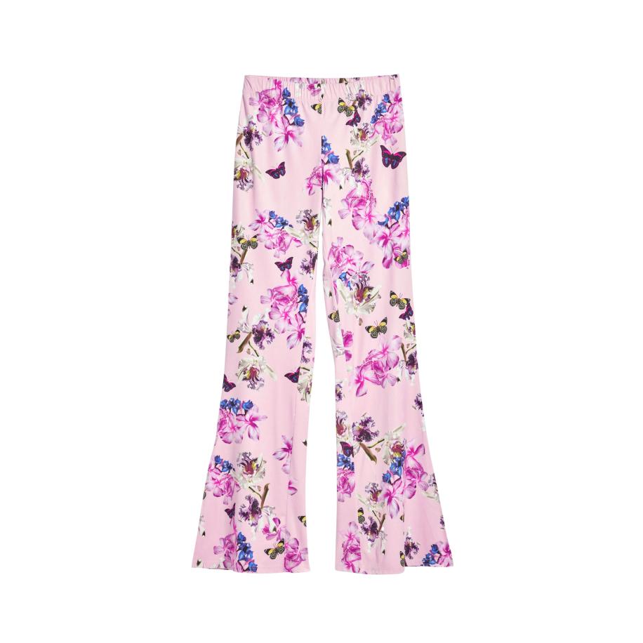 Desigual Desigual Broek enziaan / rosa / donkerroze / offwhite -