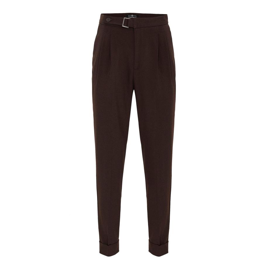 Dandalo Dandalo Bandplooibroek bruin -