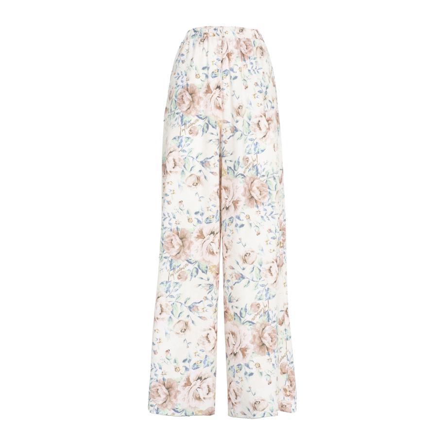 Influencer Influencer Broek blauw / groen / rosa / wit -