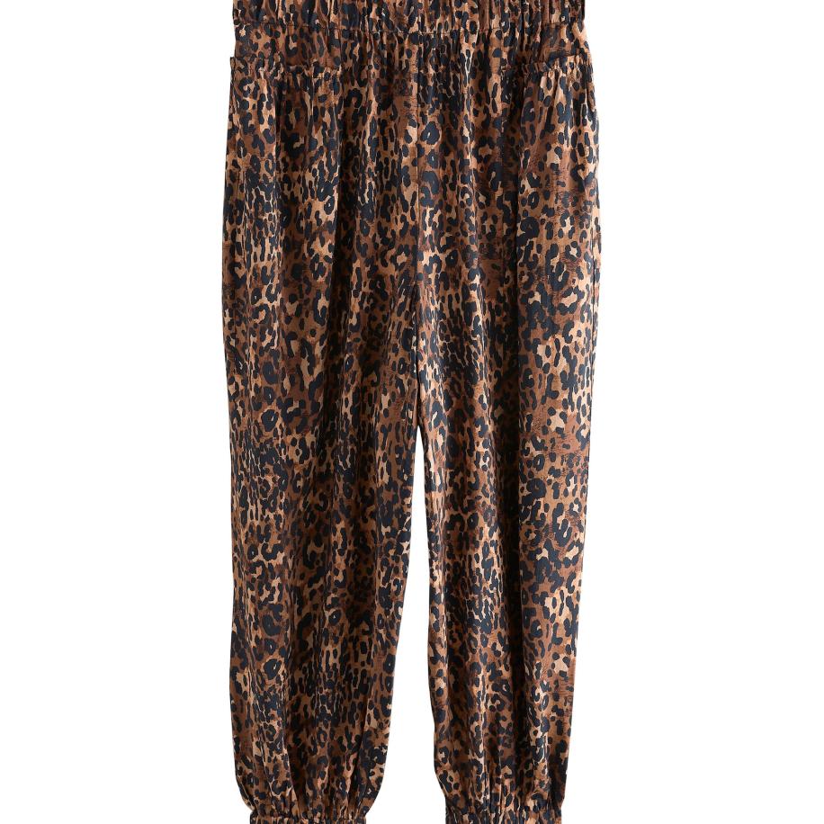 Next Next Broek Hareem beige / bruin / zwart -