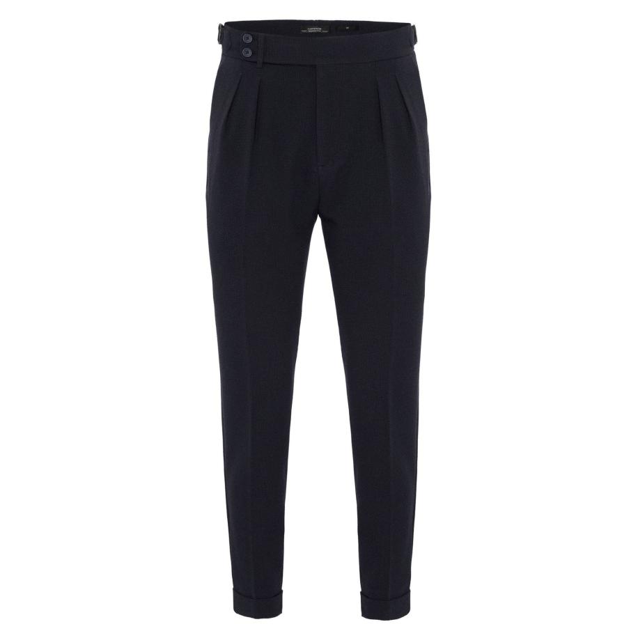 Antioch Antioch Bandplooibroek navy -