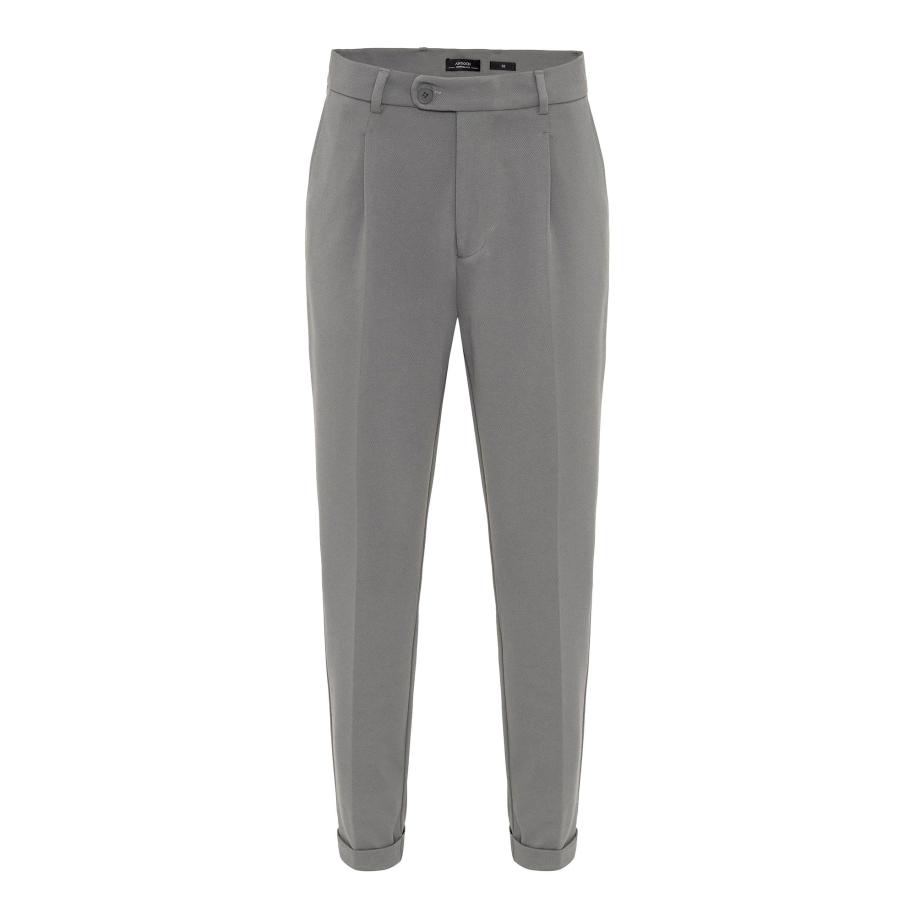 Antioch Antioch Bandplooibroek grijs -